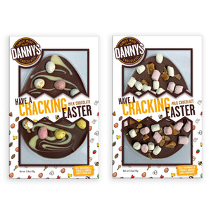 Flat Pack Easter Egg Bar Bundle 2 x 70g - DANNY'S CHOCOLATES