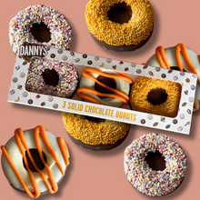 PRE_ORDER DANNY'S DONUTS - Handmade Solid Milk Chocolate Donuts SRP 12 x 150g