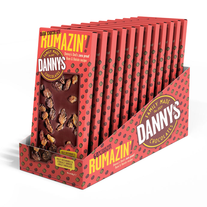 DANNY'S CHOCOLATES - Rumazin SRP - 80g Bar - DANNY'S CHOCOLATES