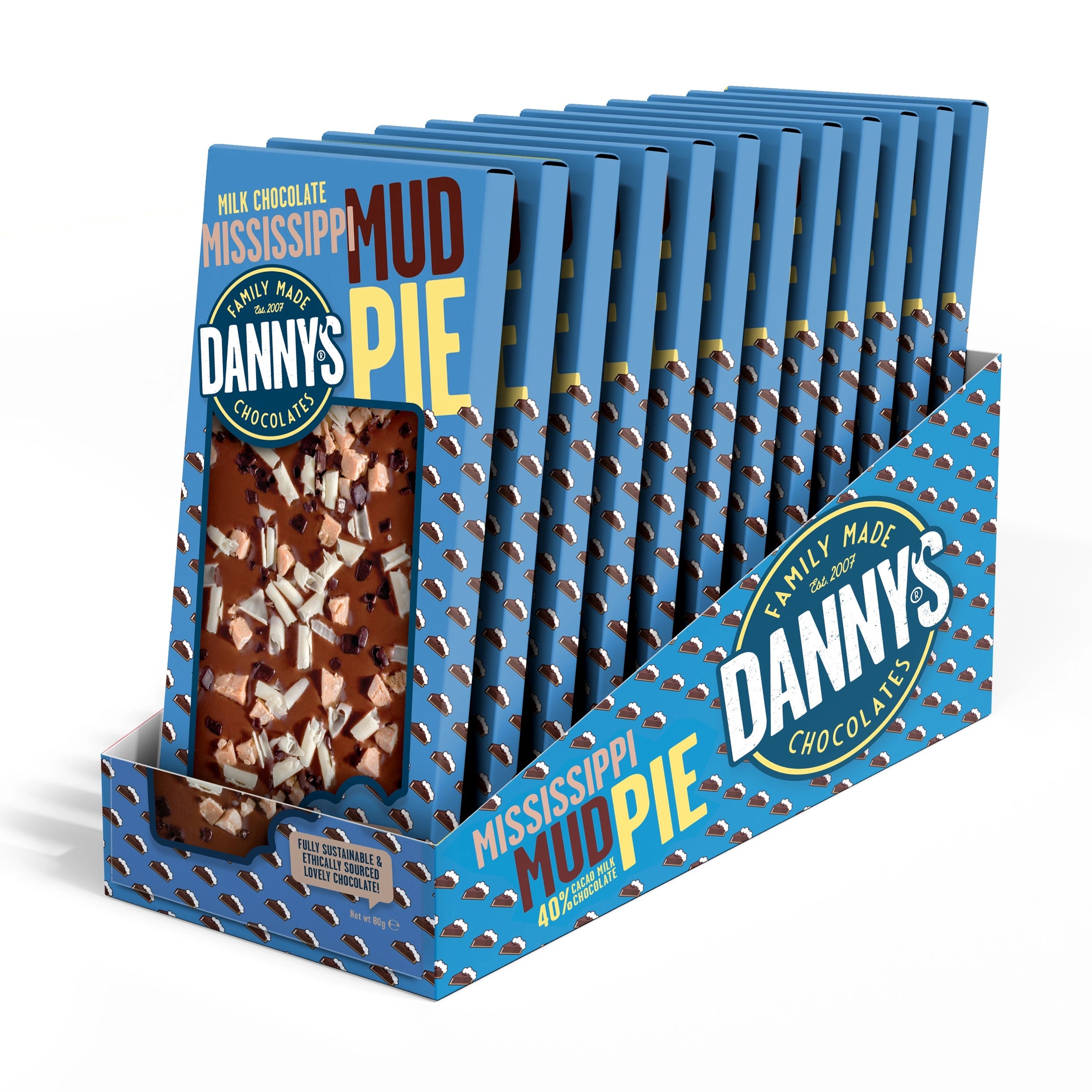 DANNY'S CHOCOLATES - Mississippi Mud Pie SRP - 80g - DANNY'S CHOCOLATES