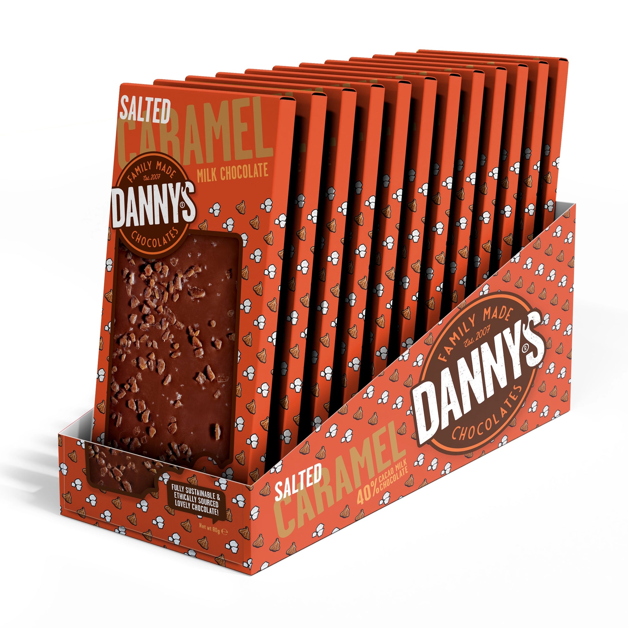 DANNY'S CHOCOLATES - Salted Caramel SRP - 80g - DANNY'S CHOCOLATES