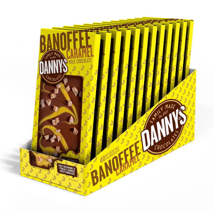DANNY'S CHOCOLATES - Banoffee Caramel SRP - 80g - DANNY'S CHOCOLATES