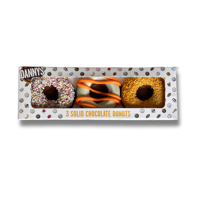 DANNY'S DONUTS - Handmade Solid Milk Chocolate Donuts