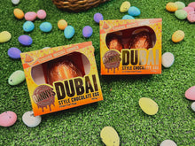 LIMITED EDITION - DANNY'S DUBAI STYLE HALF FILLED CARAMEL BISCUIT CRUNCH EASTER EGG 150g - DANNY'S CHOCOLATES