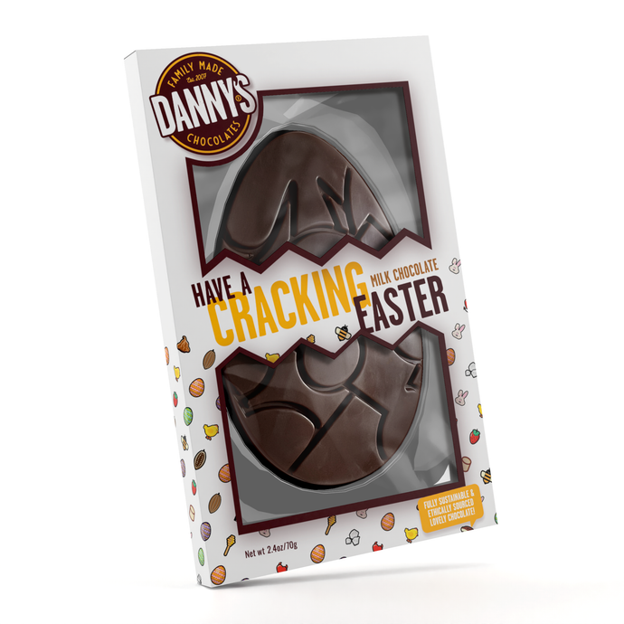 PRE-ORDER Flat Pack Salted Caramel Swirl Easter Egg SRP 10 x 70g