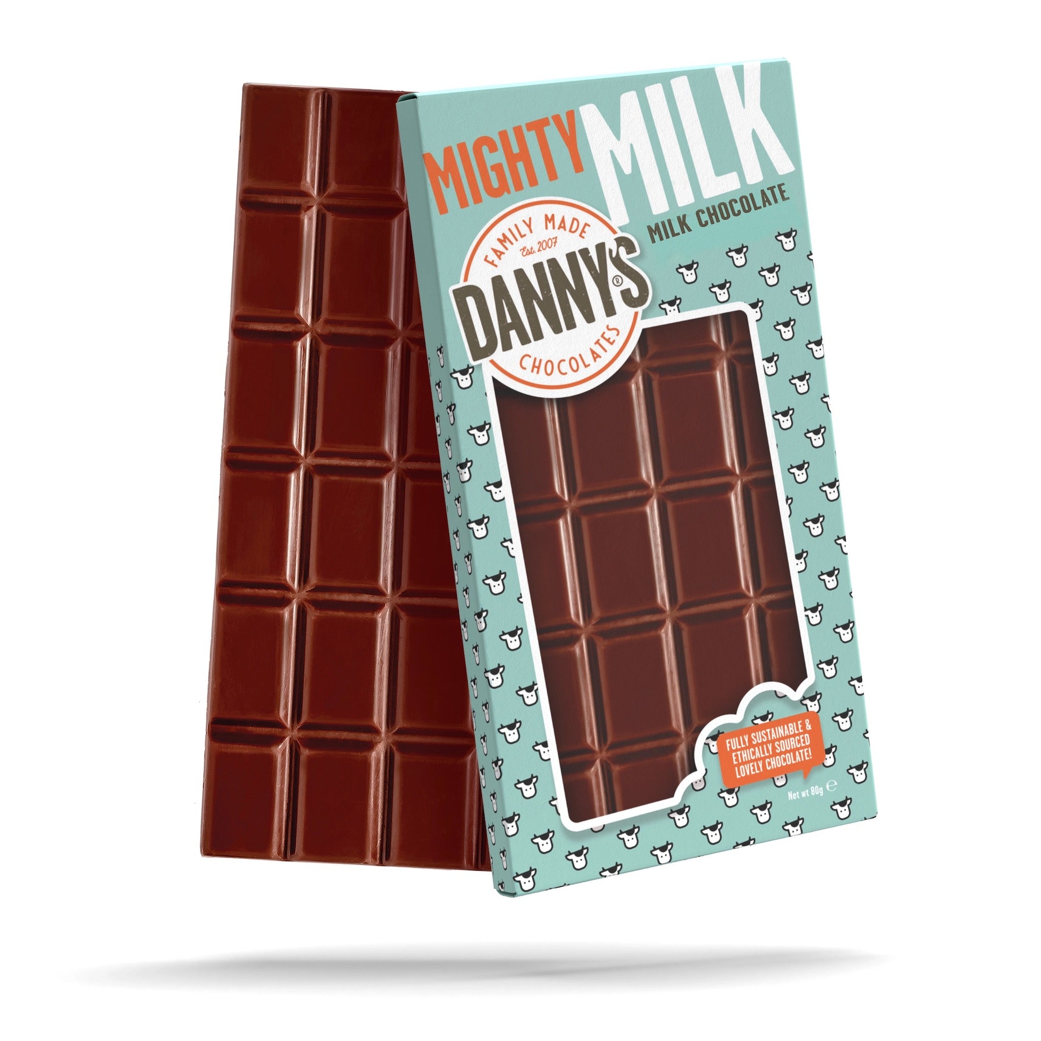 Mighty Milk Bundle 4 x 80g - DANNY'S CHOCOLATES