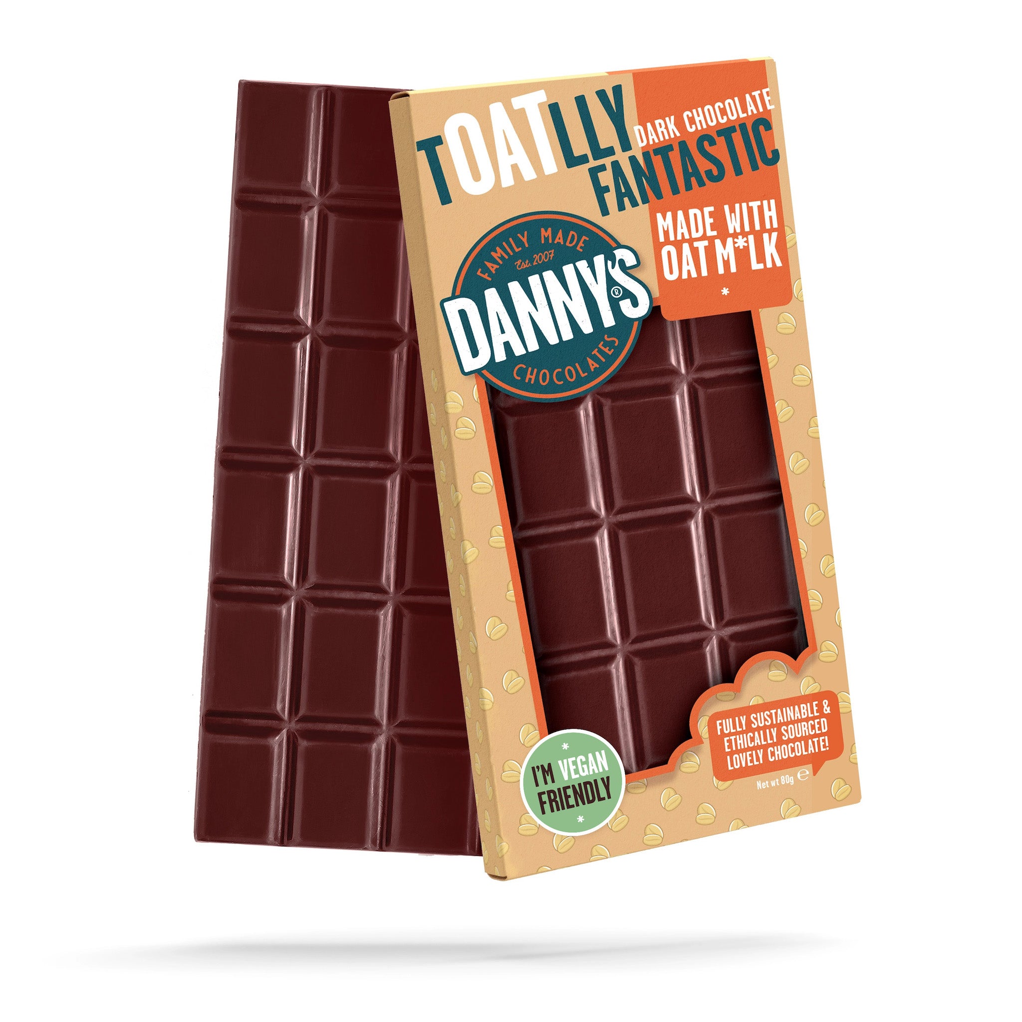 Totally Fantastic Oat M!lk Bundle 4 x 80g - DANNY'S CHOCOLATES