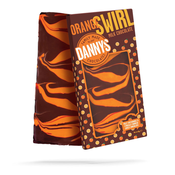 Orange Swirl Bundle 4 x 80g - DANNY'S CHOCOLATES