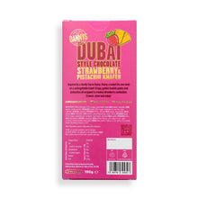 DANNY'S DUBAI STYLE CHOCOLATE - STRAWBERRY & PISTACHIO KNAFEH 190g BAR (Pre Order now and Shipping from the 1st of October) - DANNY'S CHOCOLATES