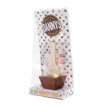 DANNY'S CHOCOLATES - Easter Mini Eggs Hot Chocolate Spoon & Marshmallows Bundle - 4 x 50g Spoons - DANNY'S CHOCOLATES
