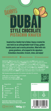 DANNY'S DUBAI STYLE CHOCOLATE SRP - PISTACHIO KNAFEH 190g BAR - DANNY'S CHOCOLATES