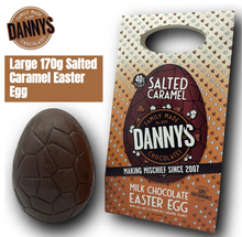 Salted Caramel Mighty Milk Chocolate Easter Egg 170g - DANNY'S CHOCOLATES